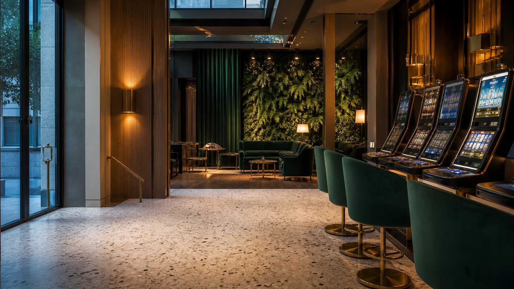 Zeitgemäßer Spielbereich mit Lounge in Salzburg